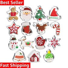 15 Versatile Christmas Cookie Cutters   Ideal for Holiday Baking  Decorating