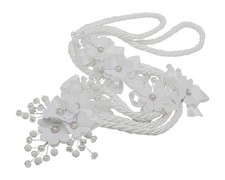 Traditional Ivory White Catholic Wedding Lasso Rope Lazo Cord Ceremony