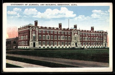 Edmonton, University of Alberta, Art Building, Ansichtskarte 