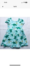 Little Sleepies Sea Turtle Friends Skater Dress With Bodysuit Size 12-18 Months