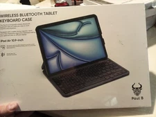 IPad Air 6 10.9in Wireless Bluetooth Tablet Keyboard Case Color Backlit Keyboard