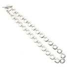 Tiffany & Co Sterling Cushion Square Necklace & Hoop Earrings Lot of 3 #S5580-5 — photo 4