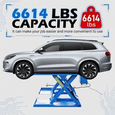 New 6600 Lb Mid-rise Car Lift Automotive Hoist Equipment 110v Ce Free Shipping