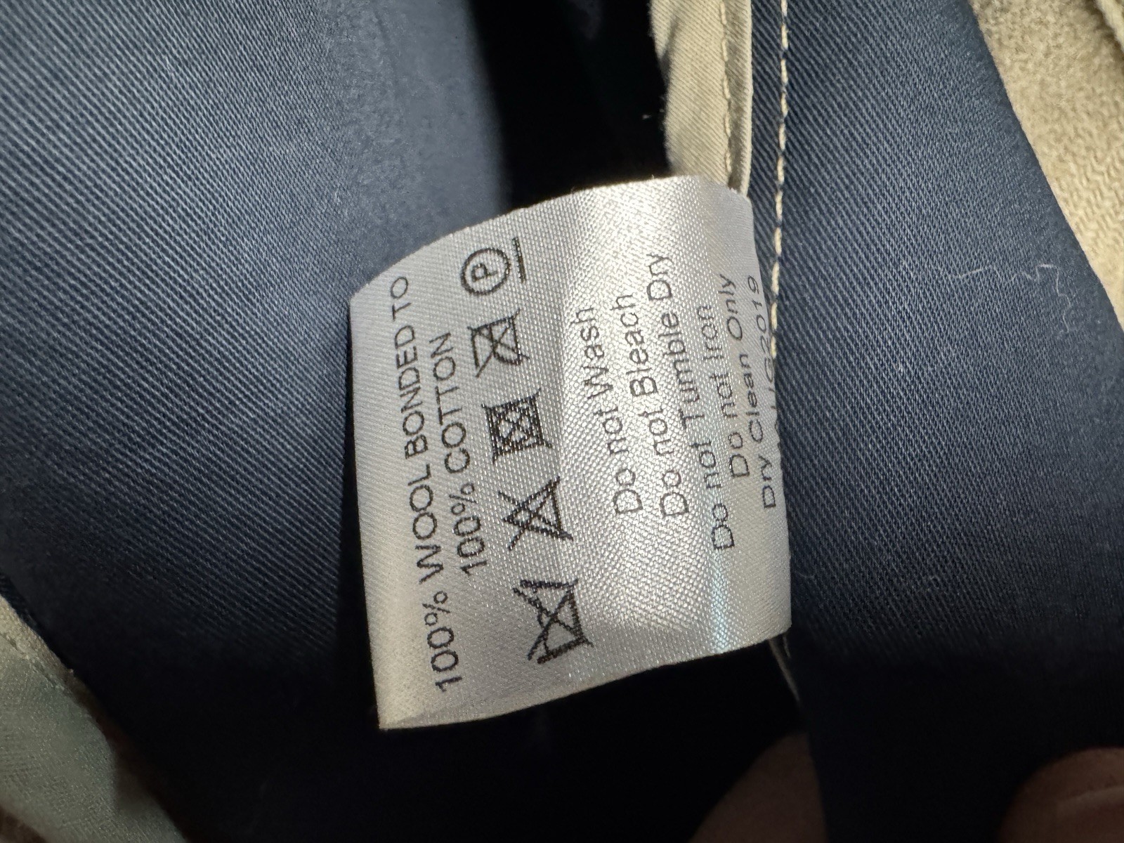 Peregrine Bonded Wool Mac Coat Made In England Moon Oatmeal  Beige XL