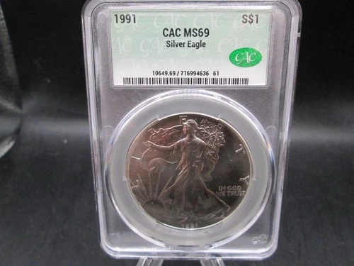 1991 American Silver Eagle — photo from another recent sale