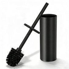 Toilet Brush and Caddy, Stainless Steel Toilet Bowl Brush and Holder, Toilet ...