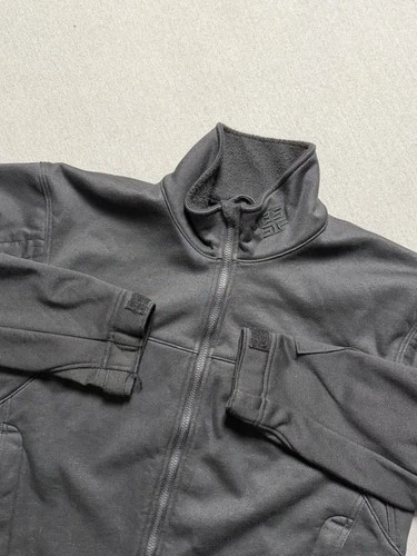 Massif Elements Jacket Mens Black Tactical Flame Resistant Softshell USA FLAW - product listing photo