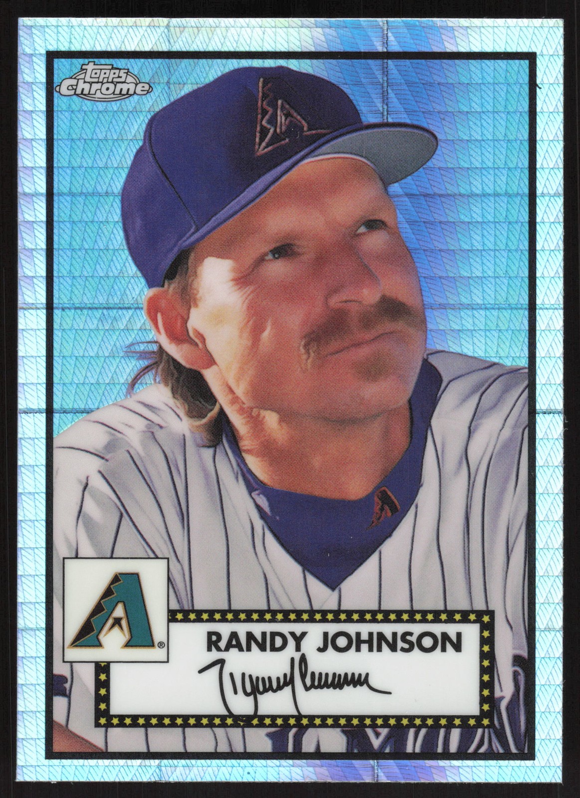 2021 Topps Chrome Platinum Anniversary #494 RANDY JOHNSON Prism Refractor
