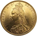 1893 Victoria Gold Sovereign — photo from another recent sale