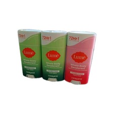 3x Lume Creme Deodorant 2 Fresh Alpine 2.2oz. 1 Peony Rose 2.2oz Brand New