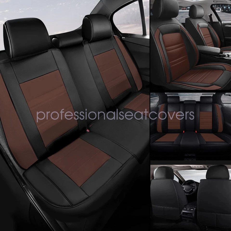 Protector delantero y trasero marrón de 5 asientos para auto Jeep Wrangler JK 2007-2023 Foto 4 de 4