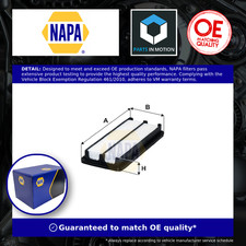 Air Filter fits FIAT 124 SPIDER 348 1.4 2016 on 55253268 NAPA 6000615556 Quality