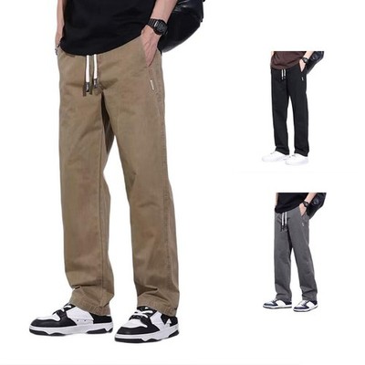 Für Urlaub für Urlaub Freizeit Baggy Hose dicke gerade Hose bequeme Passform