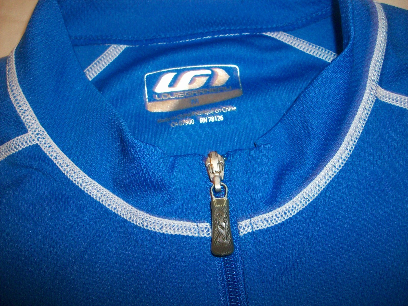 LOUIS GARNEAU BICYCLE CYCLING JERSEY MENS MEDIUM MOUNTAIN/ROAD BIKE JERSEY NICE!