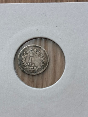 1839 Queen Victoria 1.5d Silver Three Half Pence (27504) - Picture 4 of 4