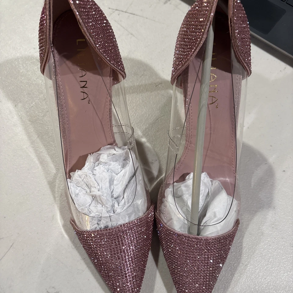 Tacones Liliana 10 Rosa Brillo - Nuevos Foto 3 de 3