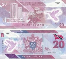 Trinidad & Tobago - 20 Dollars 2020 UNC Polymer - P. 63 Lemberg-Zp