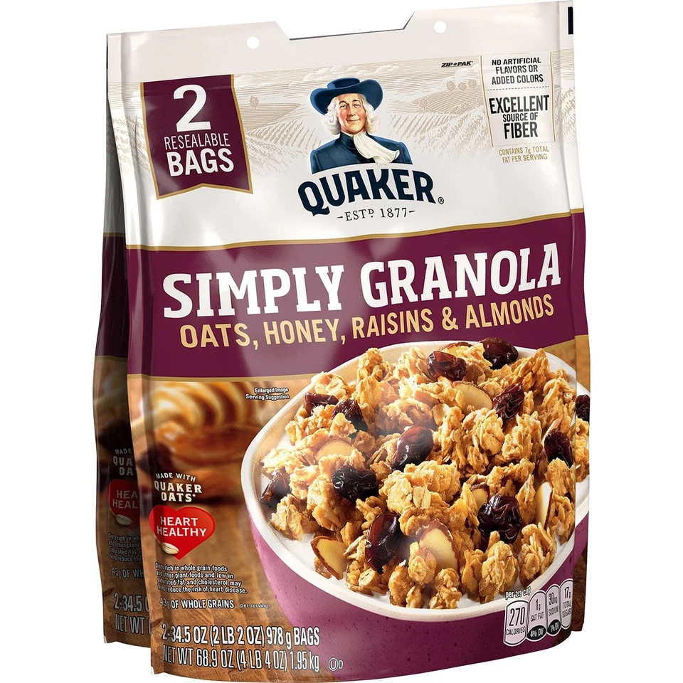 Quaker Simply Granola, 34.5 oz., 2 pk. - Image 4 of 4
