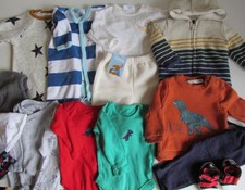Baby Boys Clothes Bundle 0-3 Months Outfits Next M S John Lewis Petit Bateau