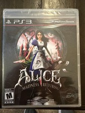 Alice Madness Returns PS3 Brand New Factory Sealed NTSC Rare 2011 EA