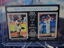 2024 Topps Heritage Mini Black Border MVP Joe Mauer Albert Pujols /50