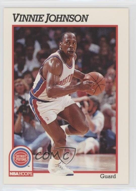 1991-92 NBA Hoops Vinnie Johnson #62 r5z