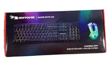 New iBuyPower Chimera KM7 RGB Wired Keyboard And Mouse Combo New Open Box