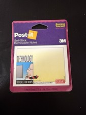 1994 Dilbert 3M Post-it Notes - Technology No Place For Wimps Sealed New