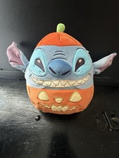 Disney Stitch Halloween Pumpkin Squishmallows Plush 8 Lilo Stitch