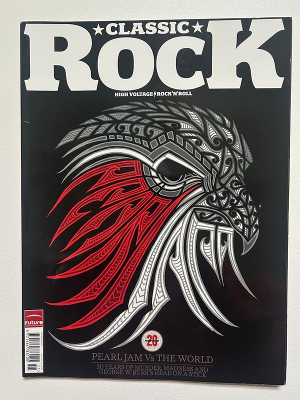 Pearl Jam at 20 Years - Cover Story - Classic Rock Magazine from UK - Grunge!