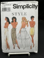 Women's Vintage Petticoats Slips Simplicity Sewing Pattern 9027 UNCUT Size XS-XL