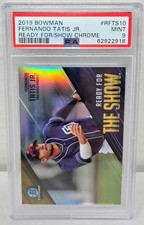 2019 Bowman Chrome Refractive FERNANDO TATIS JR RC ROOKIE CARD PSA 9 MINT