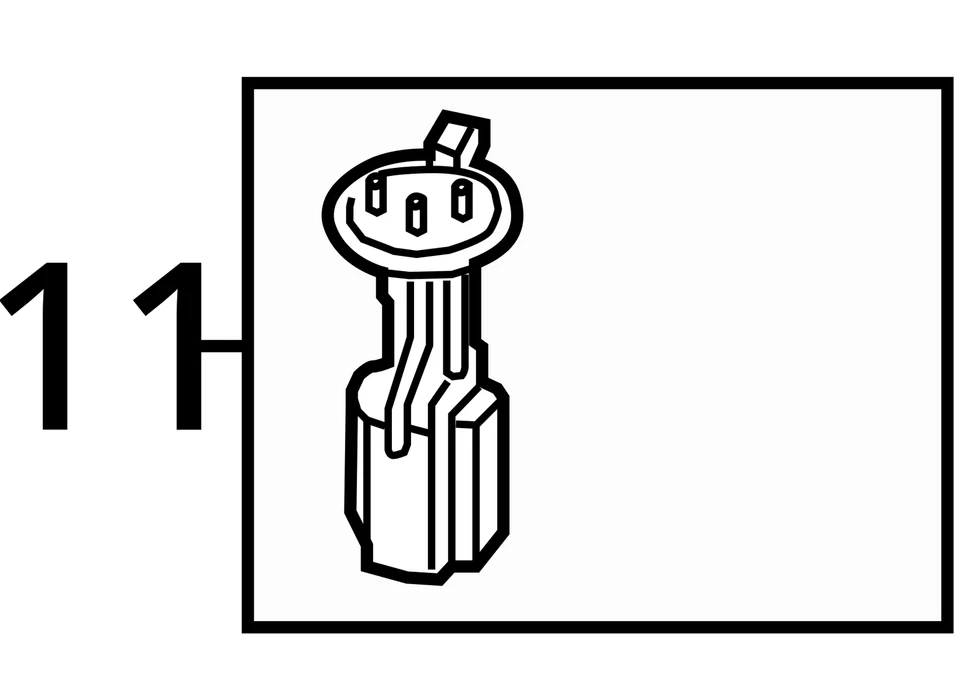 2011 Ford F-350 Super Duty conjunto de bomba de combustível elétrica a gás UM35J - Imagem 3 de 3