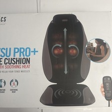 Massage Homedics MCS-380H Shiatsu Pro Plus Heated Massage Cushion Black Gray