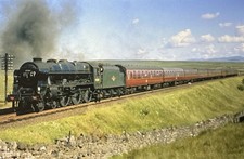 35mm COLOUR RAIL Slide, BRM176. LMS 4-6-0 45545 ‘ PLANET’.SHAP WELLS, 1963.