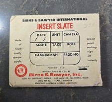 New Birns  Sawyer International INSERT SLATE Acrylic Pocket Size 4" x 5" 2630