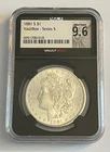 1881 S Morgan Silver Dollar $1 - NGCX MS 9.6 (MS 66)