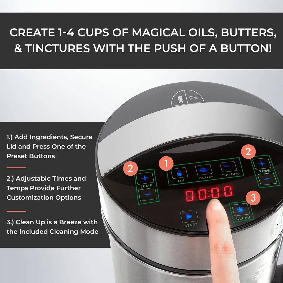 Butter Infuser Machine- Herbal Butter Maker Machine | Butter & Oil Infuser Ma... - Image 2 of 4