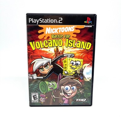 Nicktoons: Battle for Volcano Island Sony PS2 2006 CIB Authentic, Tested & Works
