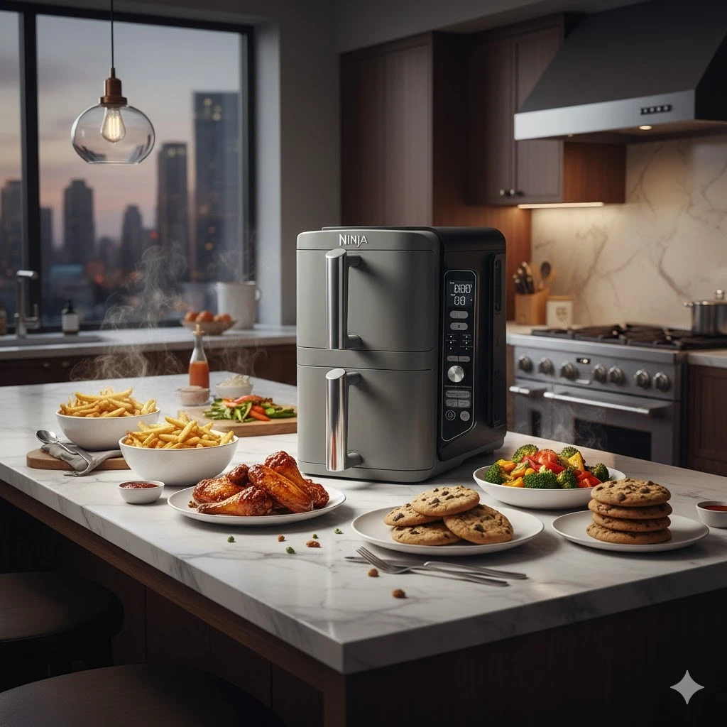 Ninja Foodi SL400EU Double Stack XL Heißluftfritteuse