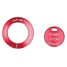 Engine Push Start Stop Button Cover Compatible with Q50 Q50l Qx60, Button