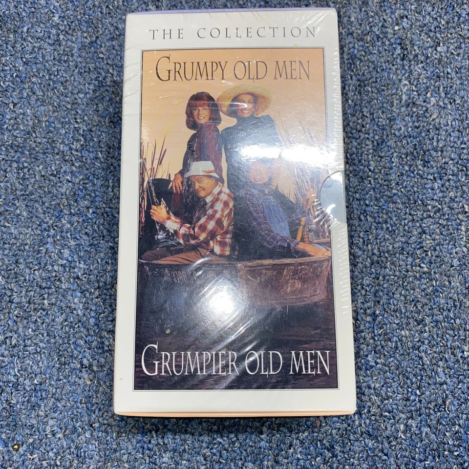 Vintage Grumpy & Grumpier Old Men 1 & 2 VHS Cassette Tape Boxed Set New - Image 3 of 4