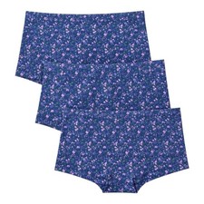 Maidenform Boyshort 3 Pack Dream Microfiber 40774 - Navy Twilight, S/5