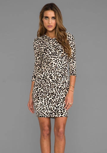 VESTIDO JUICY COUTURE JERSEY GUEPARDO TALLA S, M, L