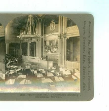 B7466 Keystone 13451, Storthings-Sal, Paliament Building, Christiania, Norway D