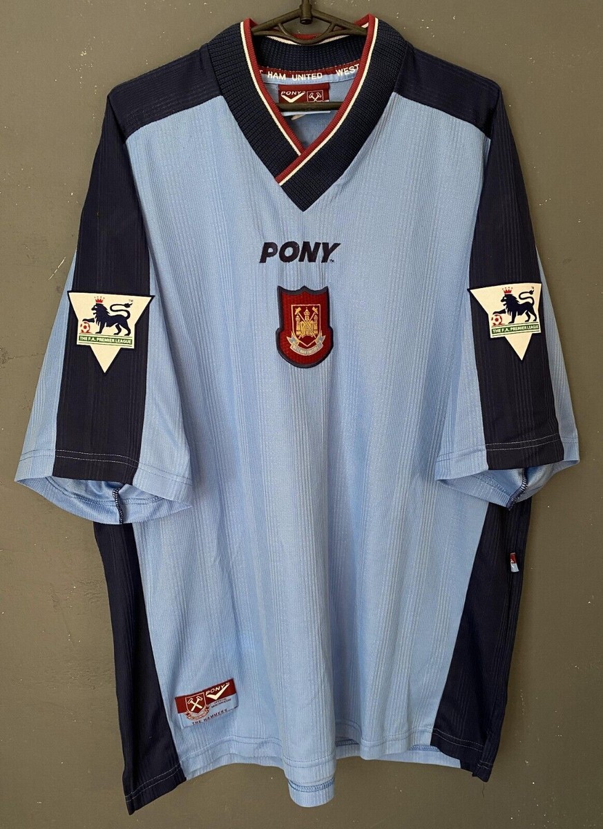 当時物West Ham United 1997/1998 Away Shirt West Ham United Away football shirt 1997 - 1998. Sponsored