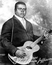 Blues Soul Singer BLIND LEMON JEFFERSON Glossy 8x10 Photo Print Music Poster