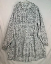 The Comfy Oversized Hoodie Wearable Blanket One Sz Gray Sweater Kangaroo Pocket