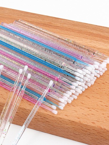 500/300 Stück Einweg Mikro Applikator Pinsel Mikrostäbchen Wimpernverlängerung - Bild 21 von 31