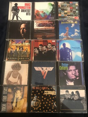 CD Lot #10 - 70's-up Rock/Pop/Dance/Alt. Artists H-O. Choose Your Own! Rev 4/26